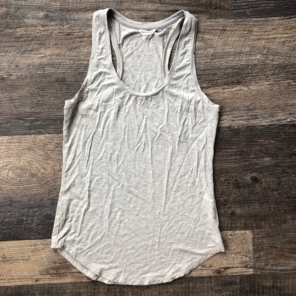 Super soft Club Monaco racer back tank top